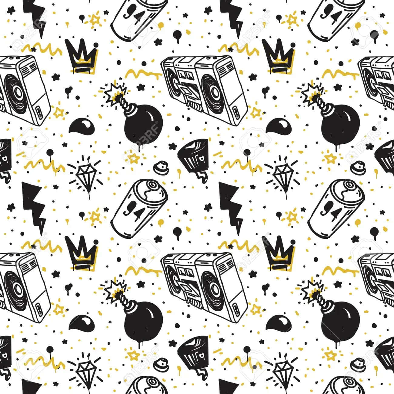 Juvenile, boomboxes, bombs, HD Desktop Wallpaper