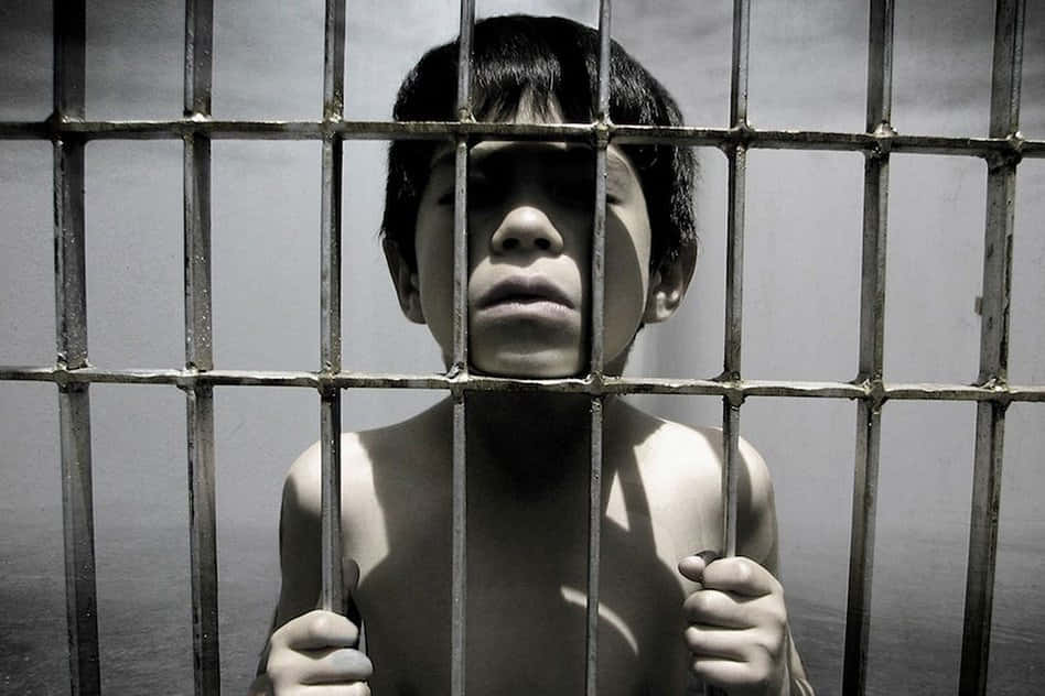 Heinous Juvie, rusty metal bars, dimly lit prison cell, SD Desktop Wallpaper