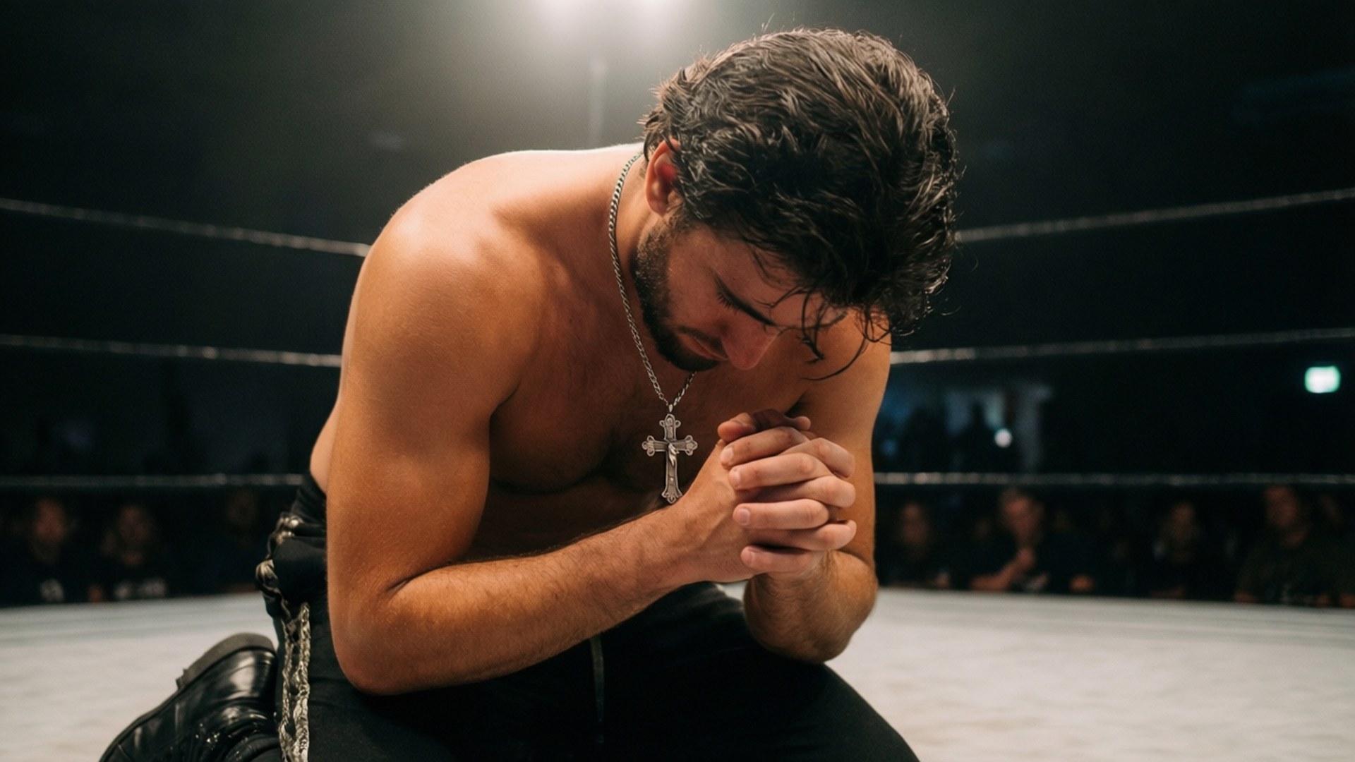 Juventud Guerrera, cross necklace, prays, Full HD Desktop Wallpaper