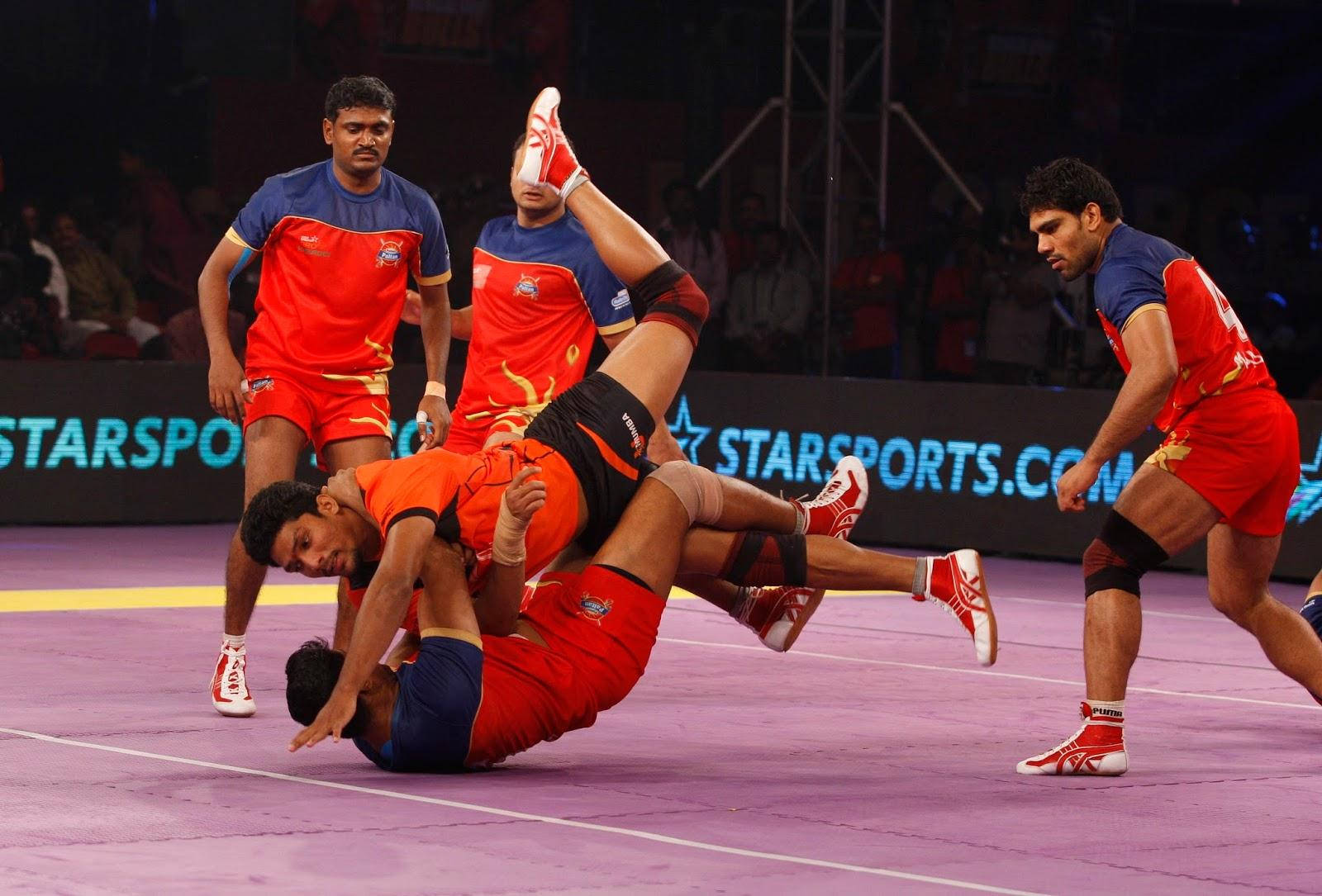 Kabaddi, body slam, purple mat, HD Desktop Wallpaper