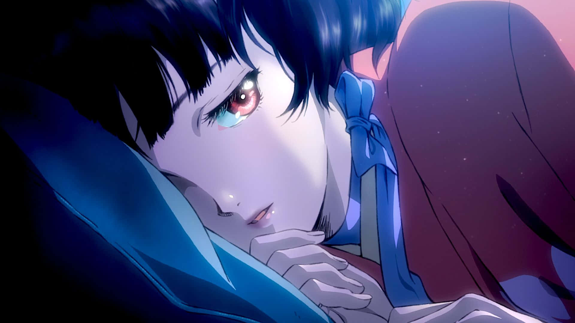 Kabaneri Of The Iron Fortress, dark hair, red eyes, Full HD Desktop Wallpaper