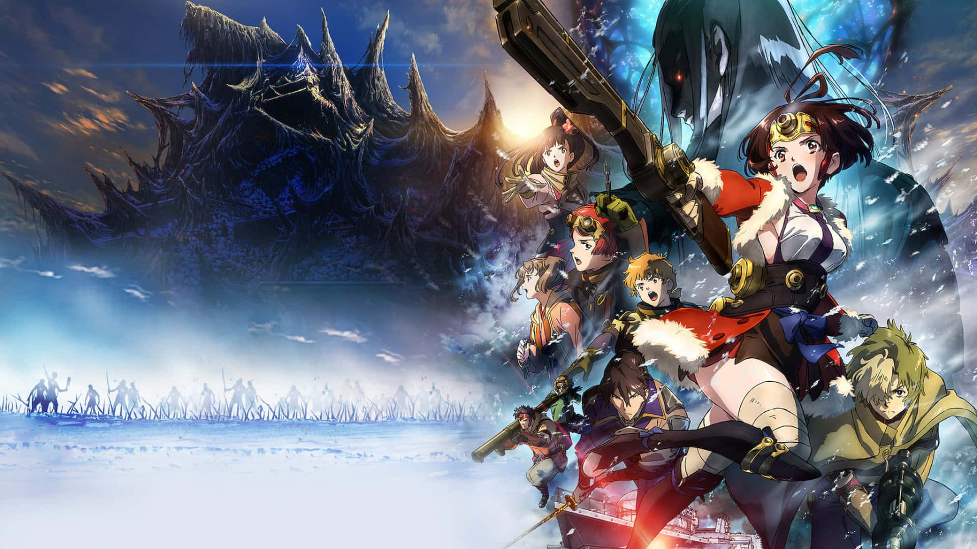 Kabaneri Of The Iron Fortress, winter gear, giant monster, Full HD Desktop Wallpaper