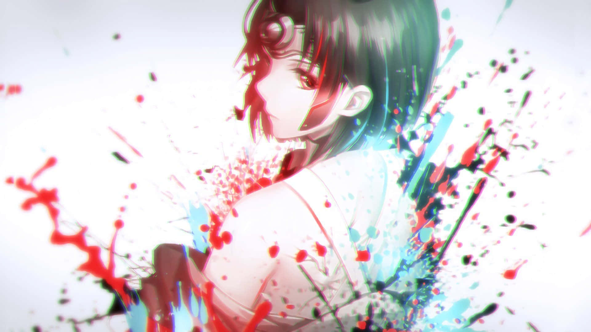 Kabaneri Of The Iron Fortress, dark hair, red eyes, Full HD Desktop Wallpaper