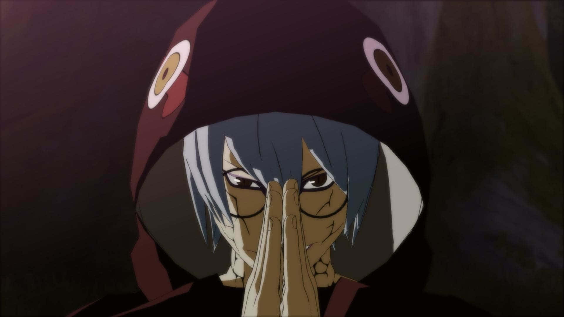 Kabuto Yakushi, blue hair, glasses, Full HD Desktop Wallpaper