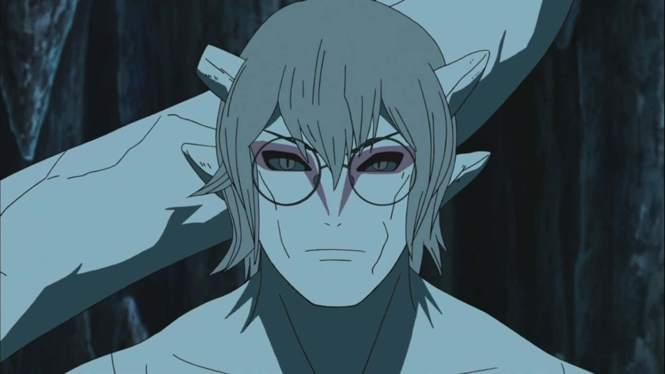 Kabuto Yakushi, pale anime character, glasses, HD Desktop Wallpaper