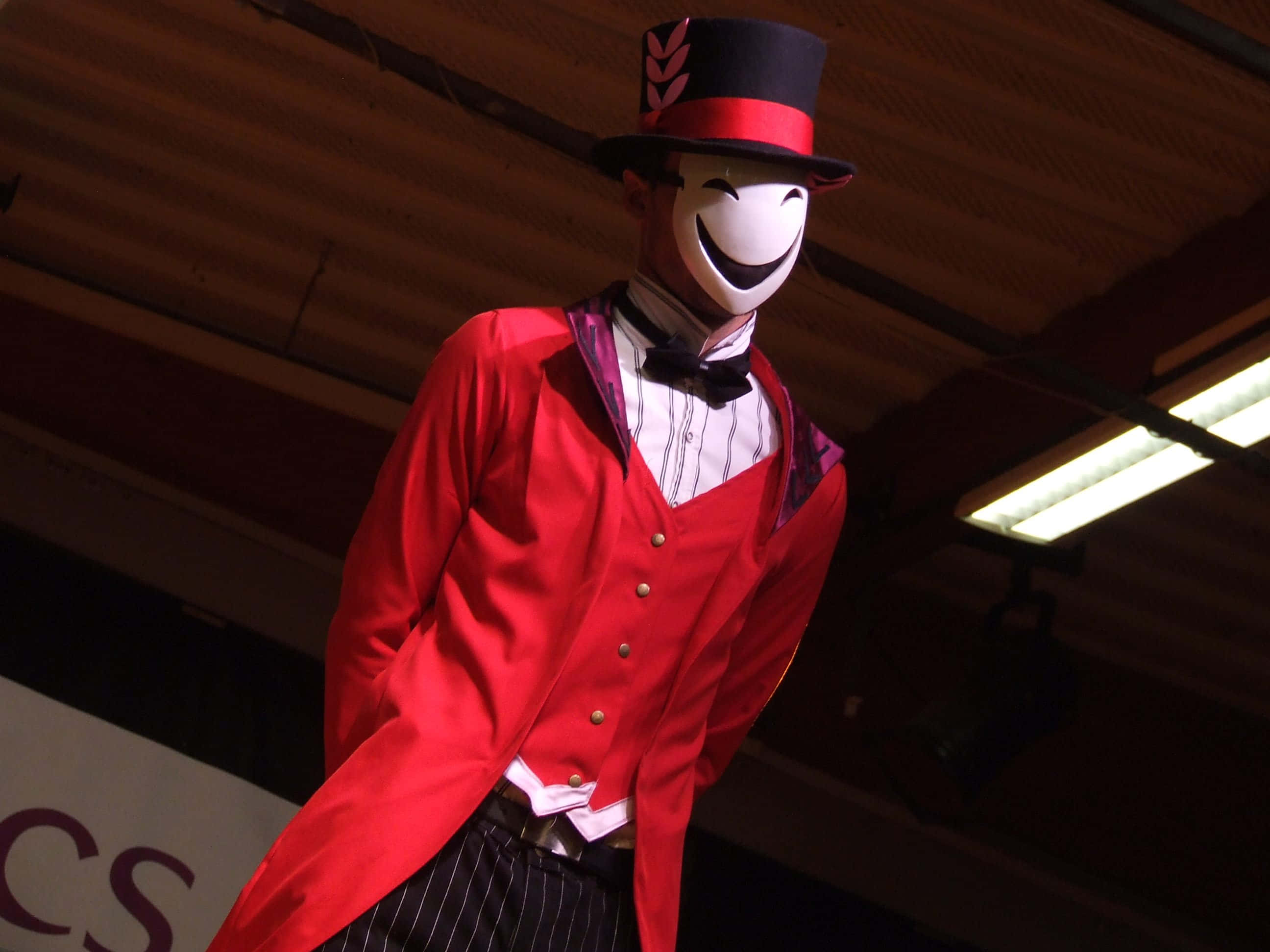 Kagetane Hiruko, red top hat, red band, 2K Desktop Wallpaper