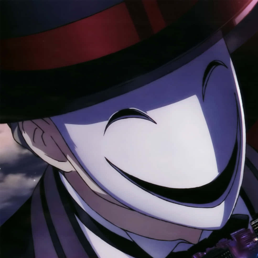 Kagetane Hiruko, top hat, wide sinister grin, SD Desktop Wallpaper