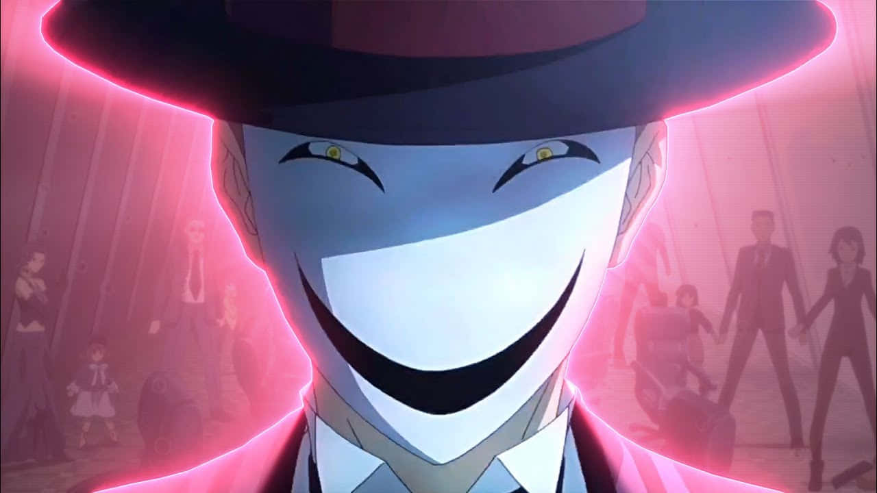 Kagetane Hiruko, smiling mask, top hat, HD Desktop Wallpaper