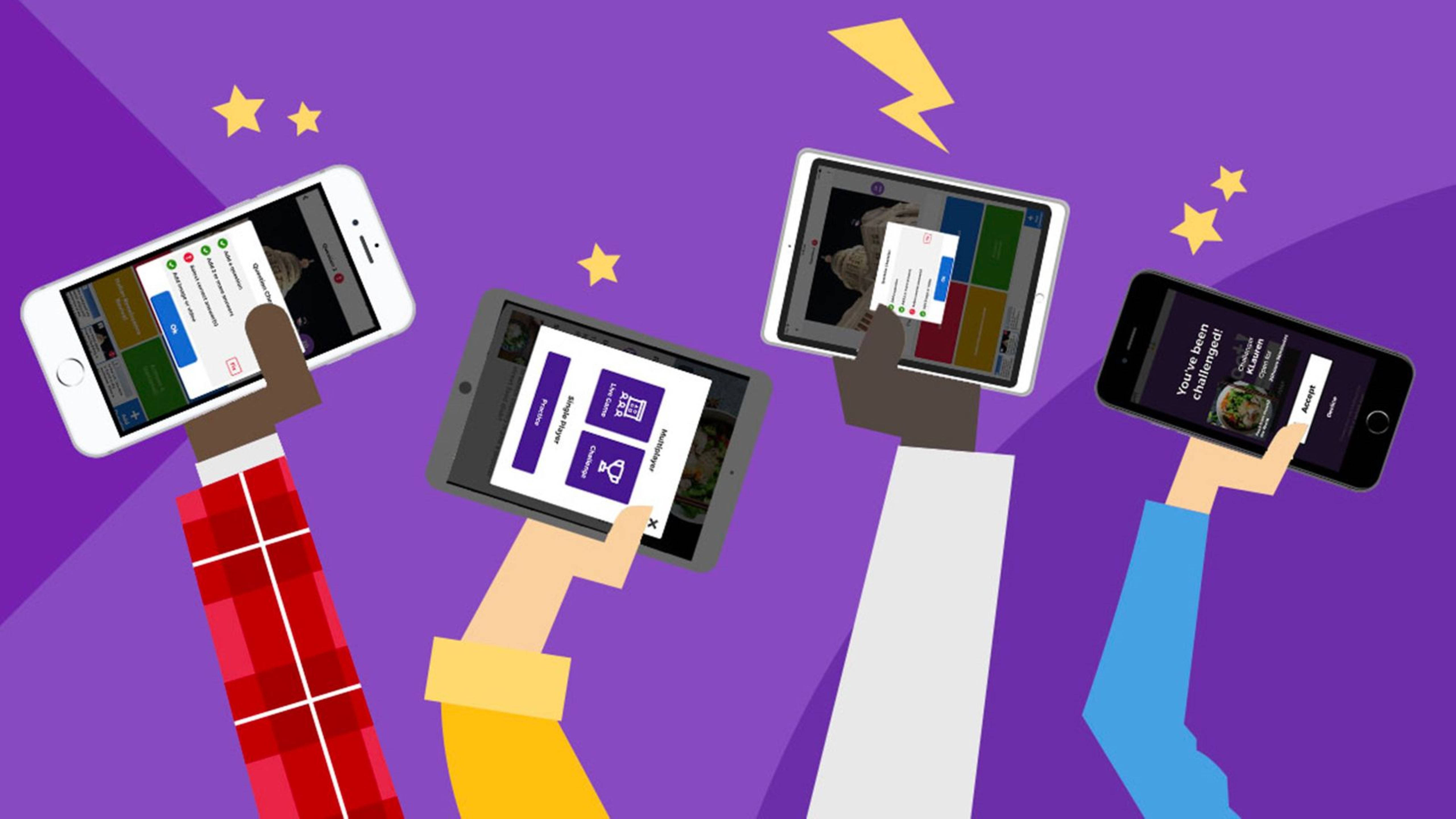Kahoot, smartphones, tablets, 5K Desktop Wallpaper