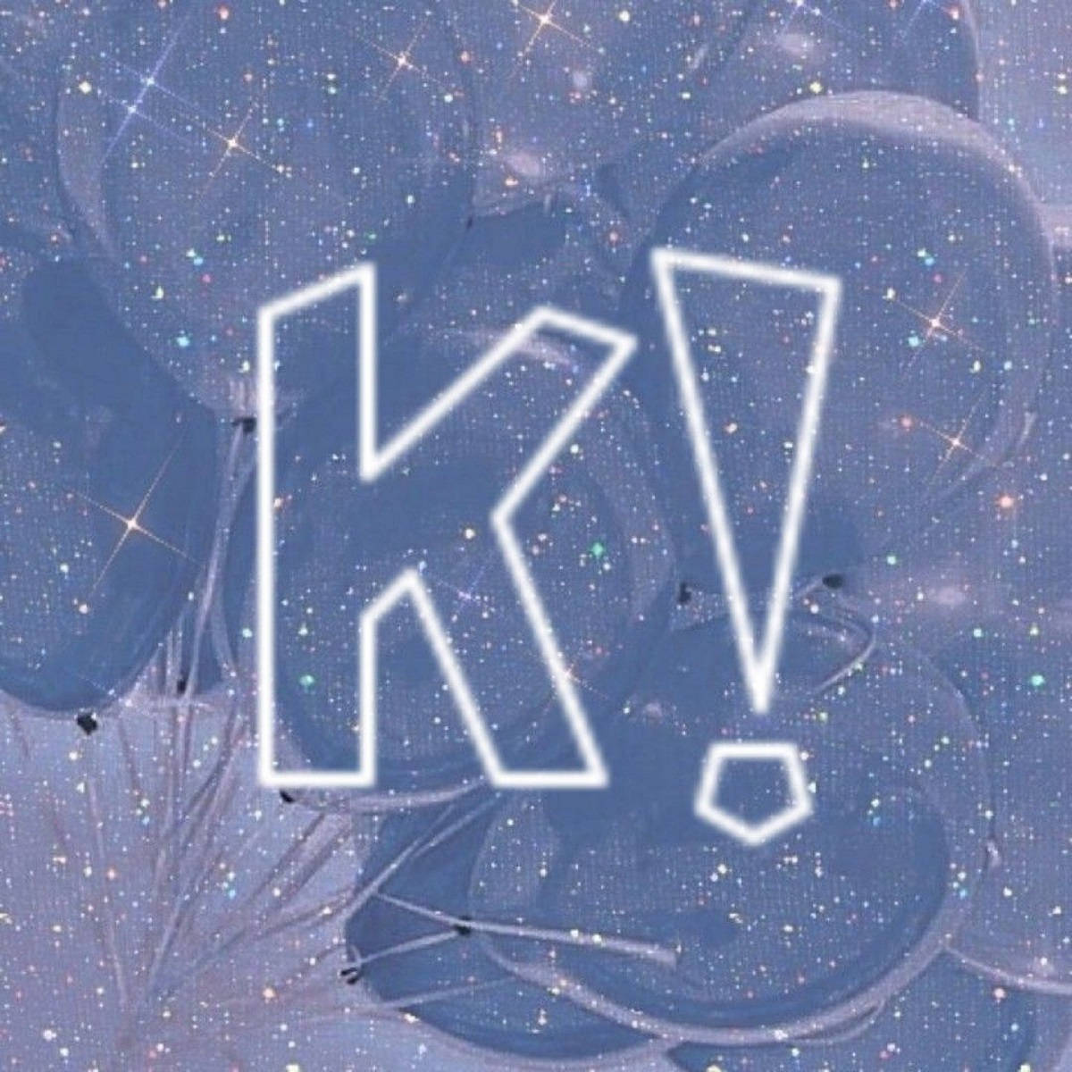 Kahoot, K!, glowing white outline, SD Desktop Wallpaper