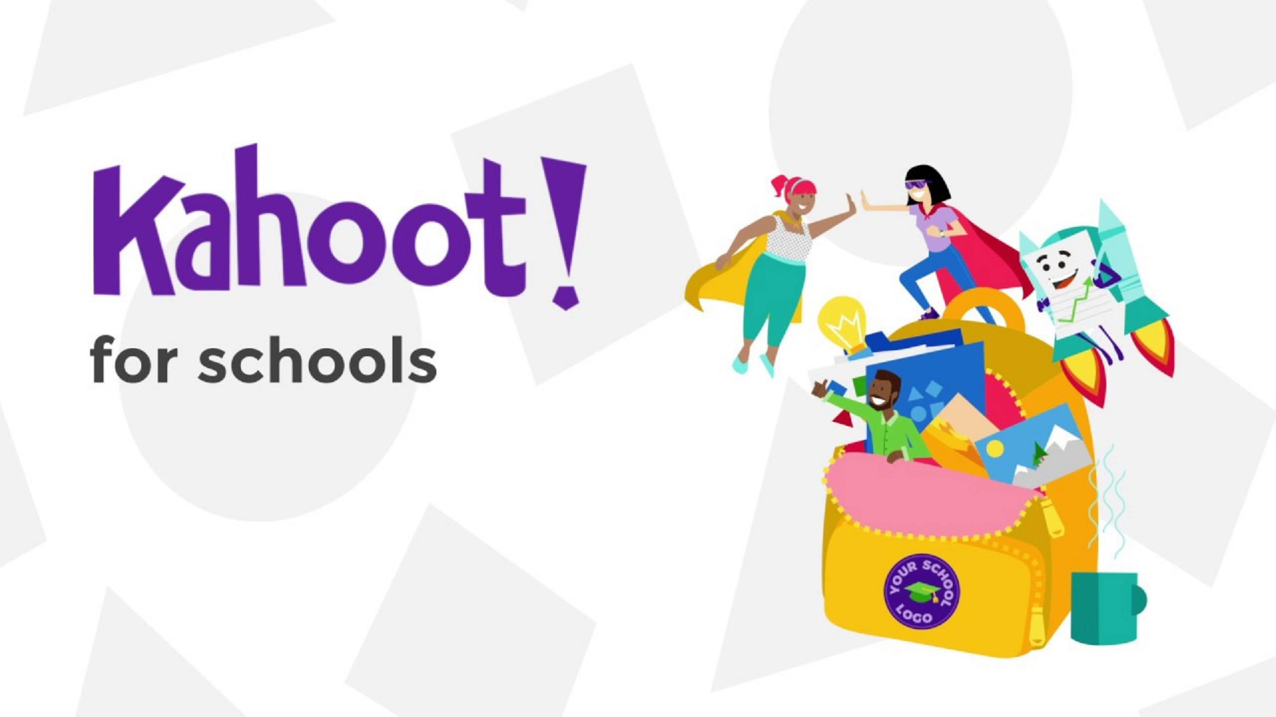 Kahoot, superhero costumes, colorful backpack, 2K Desktop Wallpaper