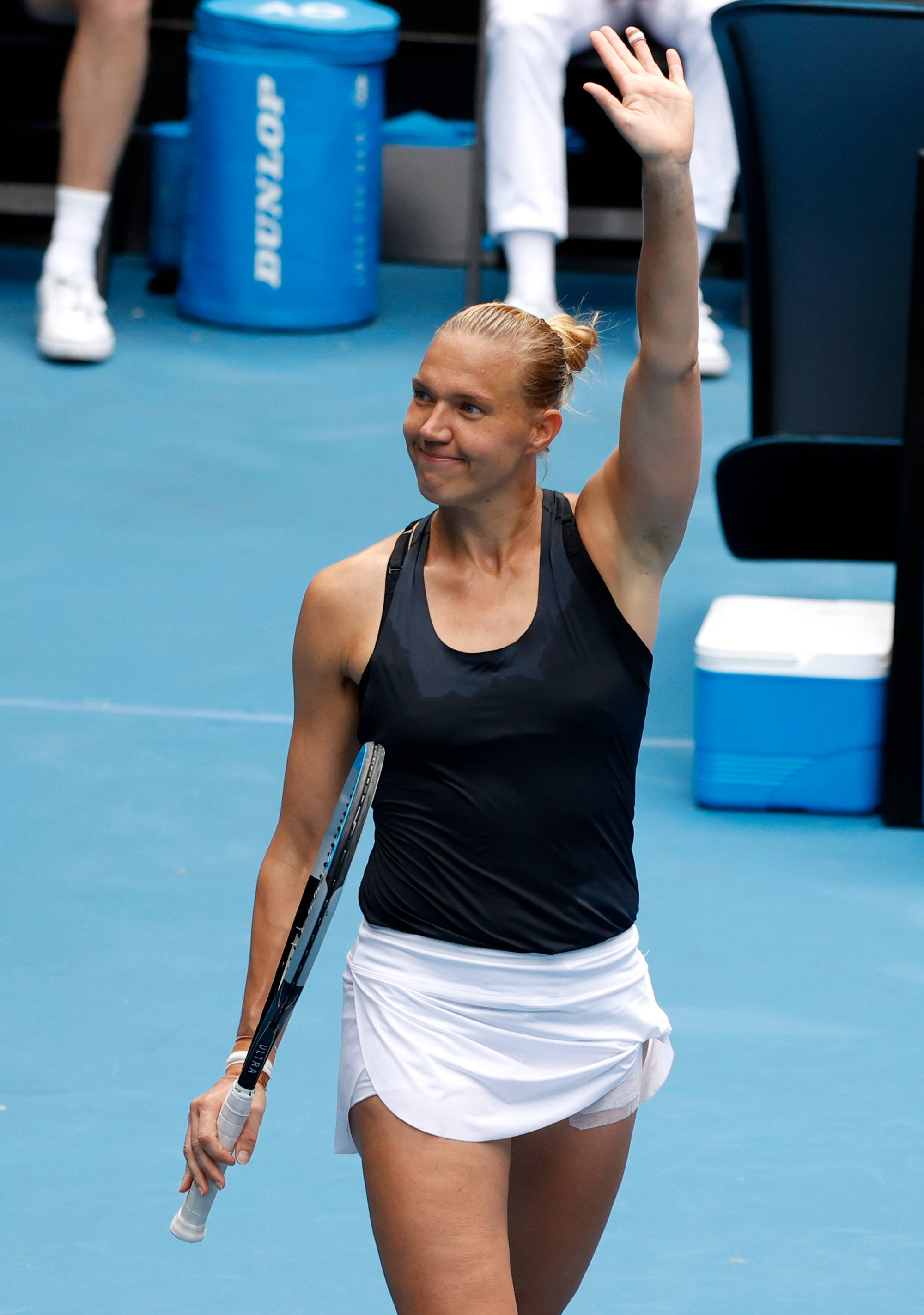 Kaia Kanepi, tennis player, racket, 2K Phone Wallpaper