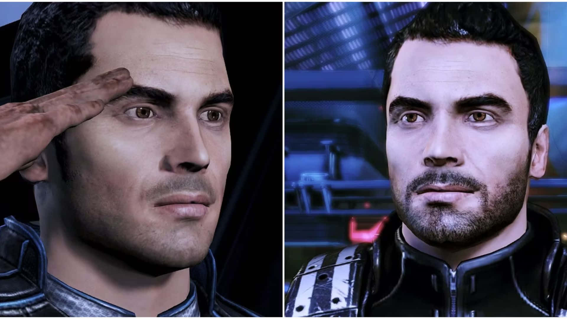 Kaidan Alenko, 1920 x 1080, split-screen portrait, Full HD Desktop Wallpaper