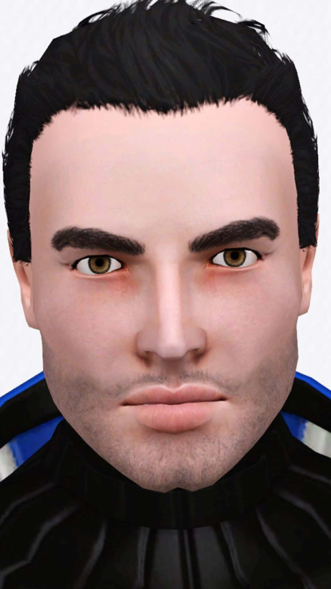 Kaidan Alenko, black and blue outfit, dark hair, Full HD Phone Wallpaper