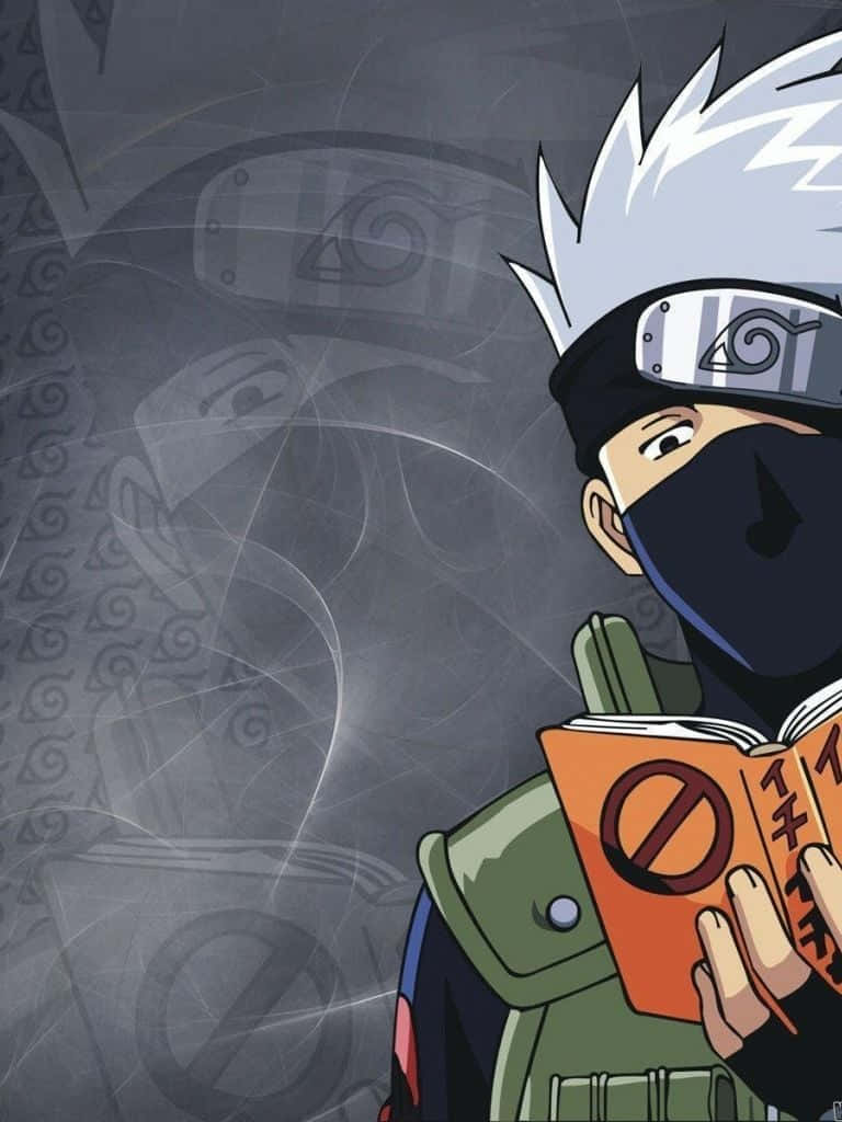 Kakashi Aesthetic, spiky-haired ninja, mask, SD Phone Wallpaper