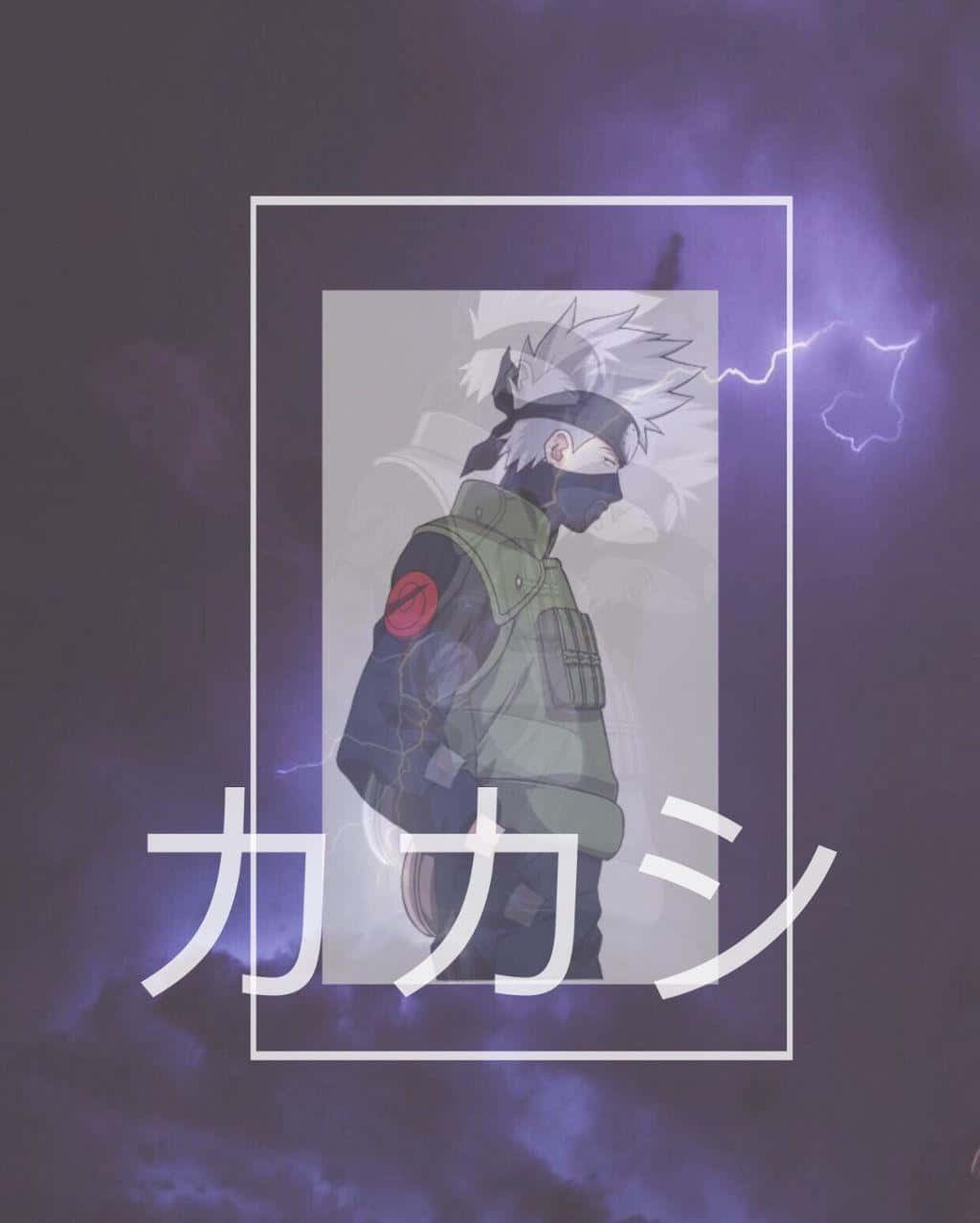 Kakashi, Hidden Leaf Village, purple storm, SD Phone Wallpaper