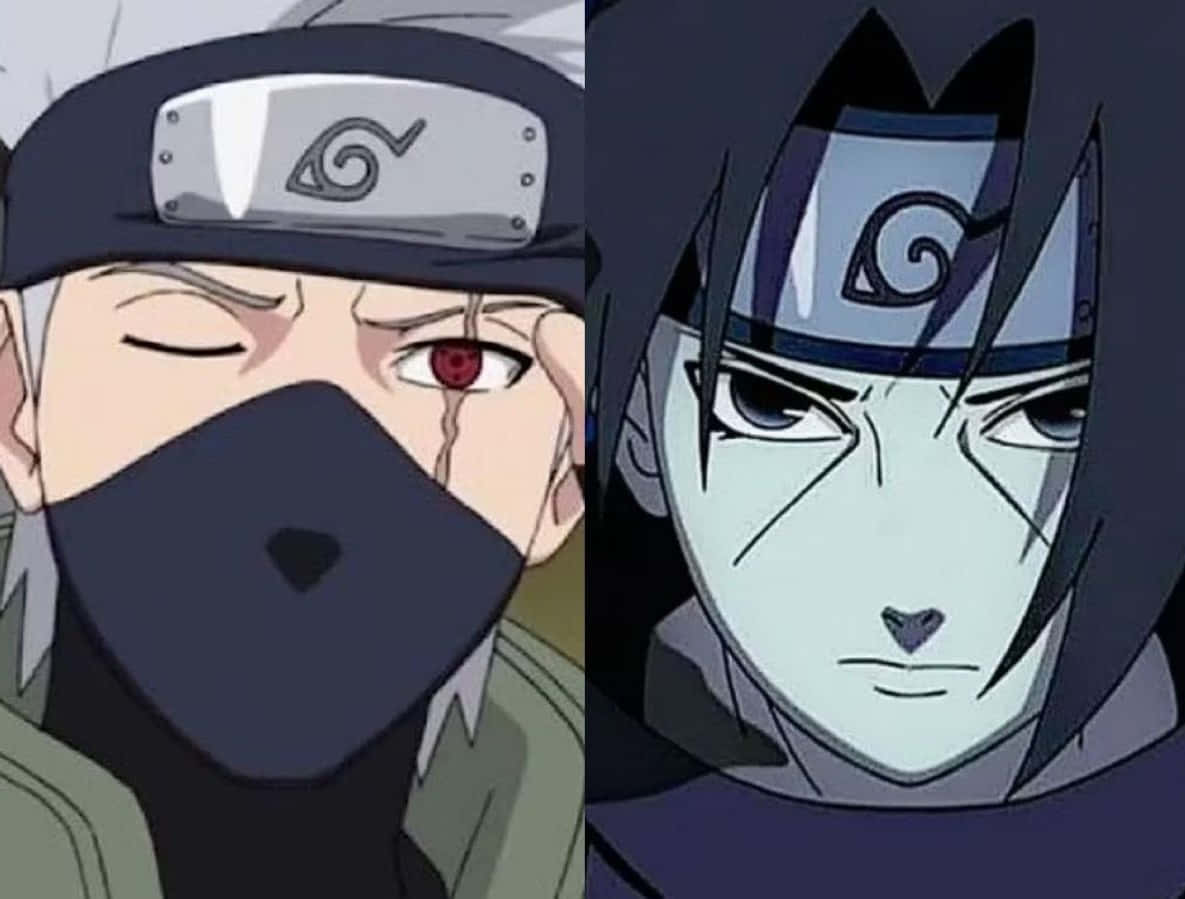 Kakashi, Itachi, masked ninja, SD Desktop Wallpaper