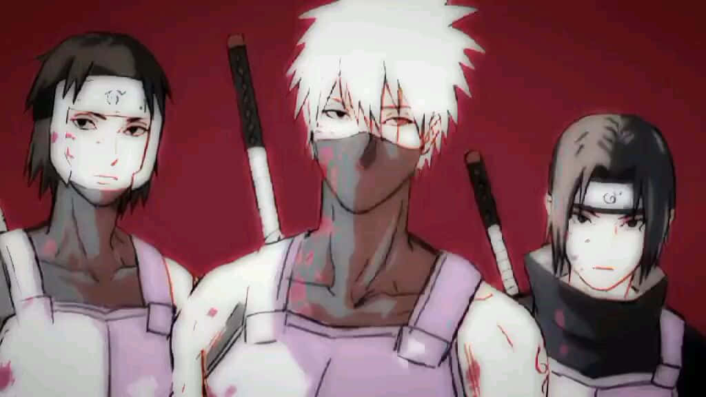 Kakashi, Itachi, anime ninja warriors, SD Desktop Wallpaper