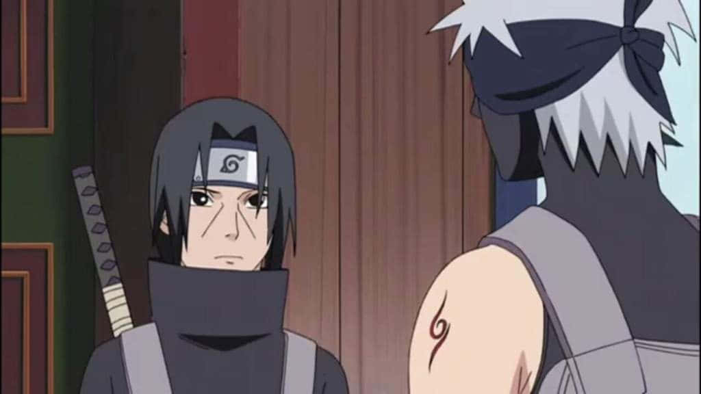 Kakashi, Itachi, ninja, SD Desktop Wallpaper