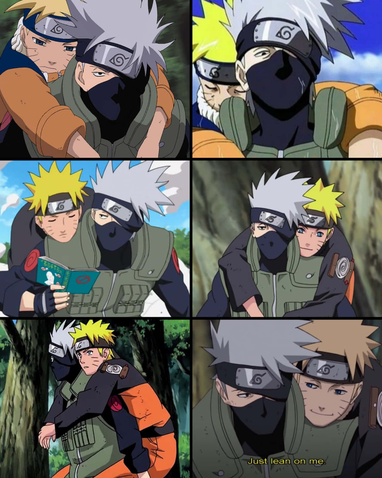 Kakashi, Naruto, forest, HD Phone Wallpaper