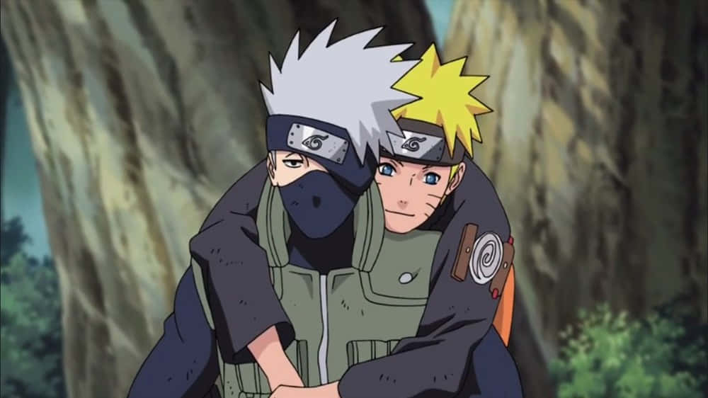 Kakashi, Naruto, forest, SD Desktop Wallpaper