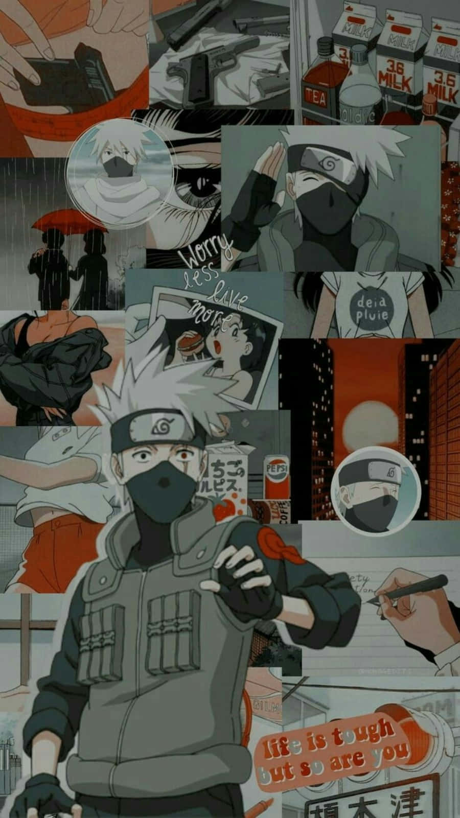 Kakashi, Naruto, masked ninja, HD Phone Wallpaper
