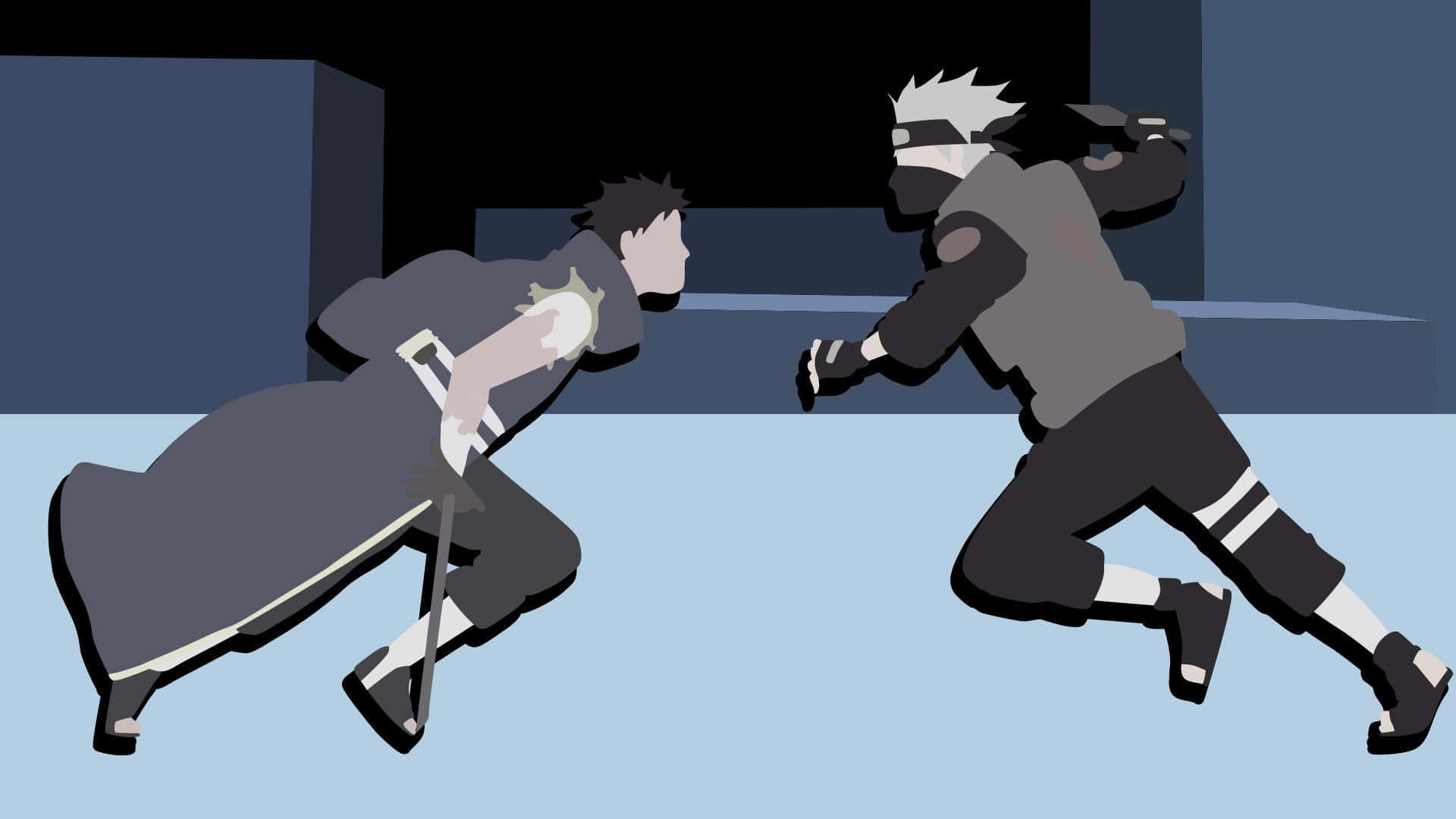 Kakashi, Tobi, anime ninja, Full HD Desktop Wallpaper
