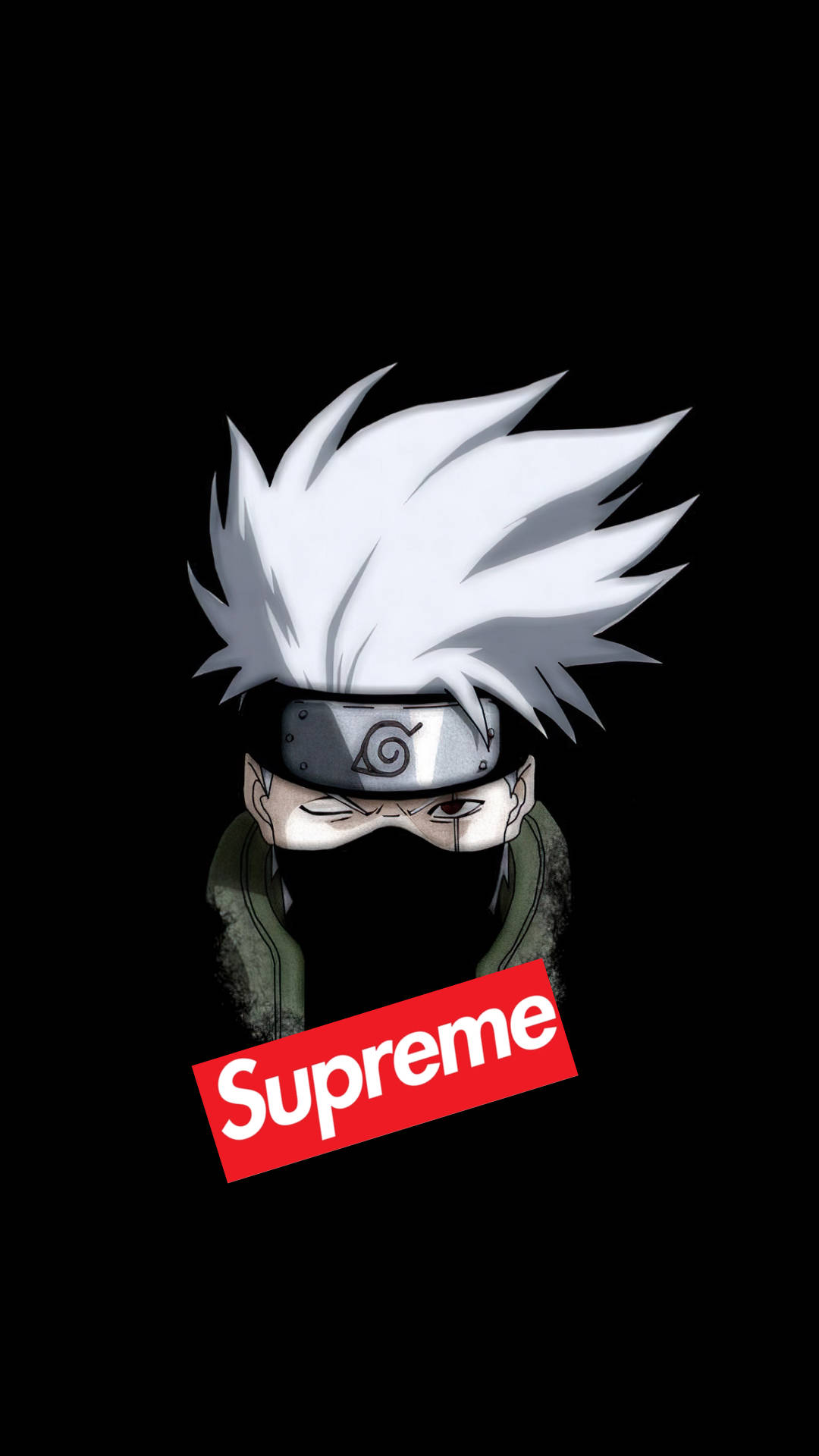 Kakashi Hatake, spiky white hair, mask, Full HD Phone Wallpaper