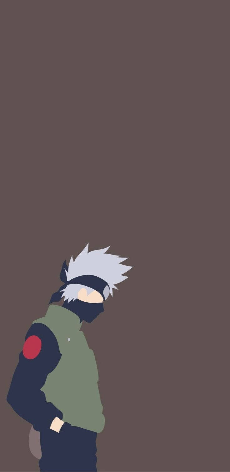 Kakashi Hatake, spiky white hair, black mask, HD Phone Wallpaper