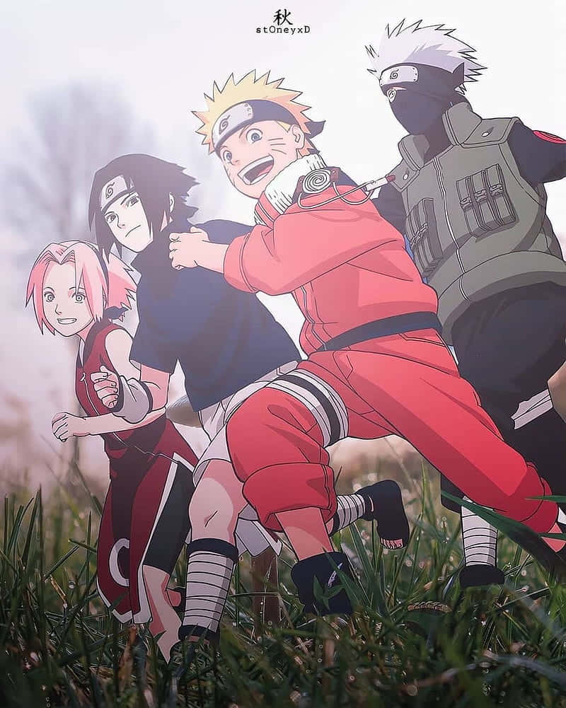 Kakashi, Naruto, Sasuke, SD Phone Wallpaper