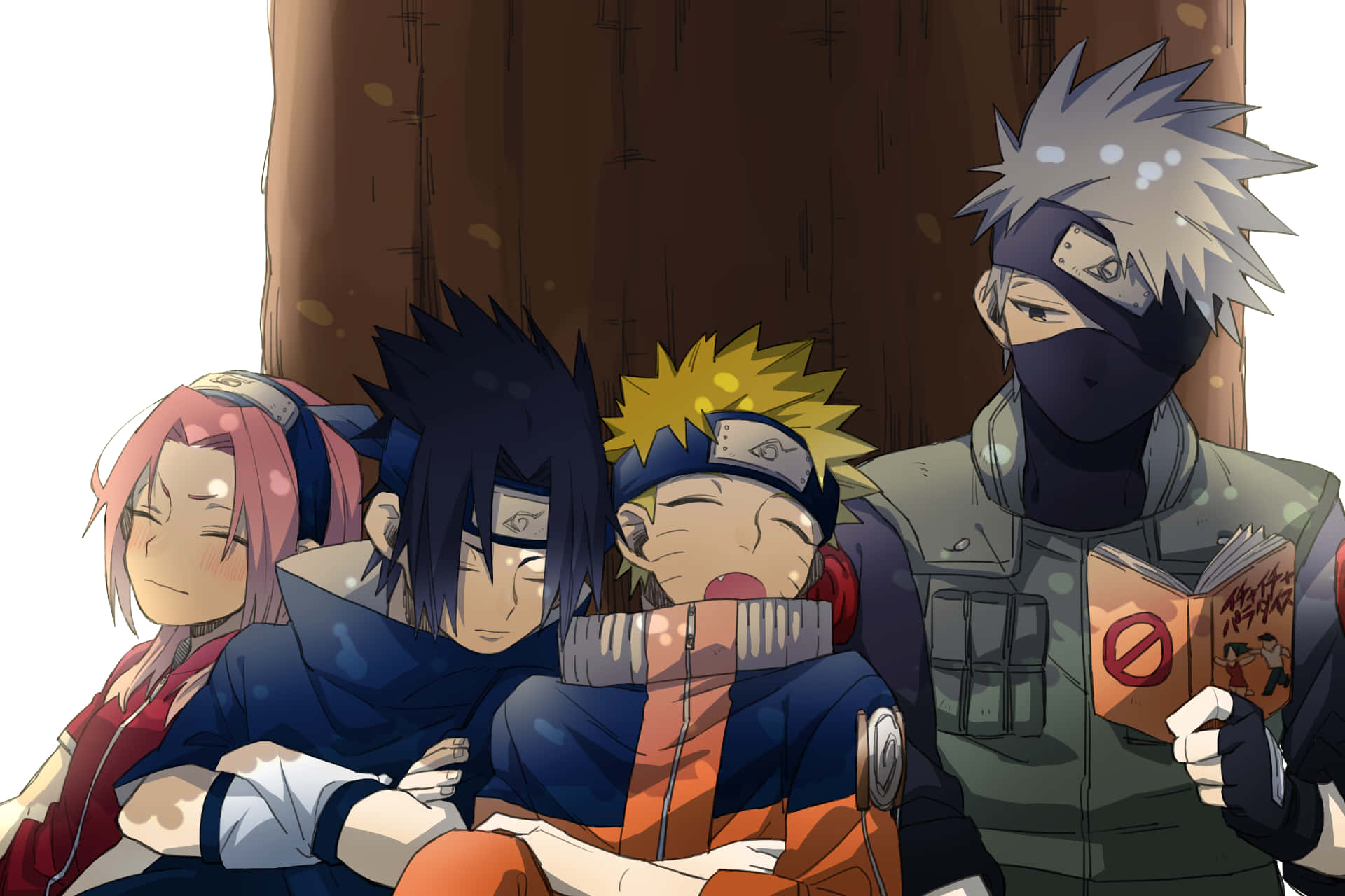 Kakashi, Naruto, Sasuke, Full HD Desktop Wallpaper