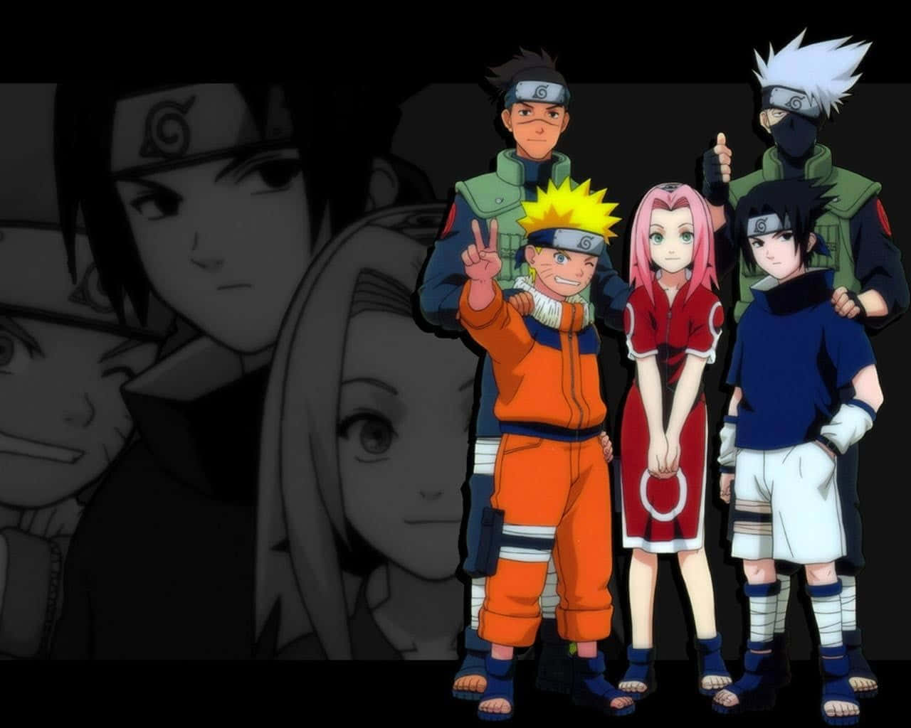 Kakashi, Naruto, Sasuke, HD Desktop Wallpaper