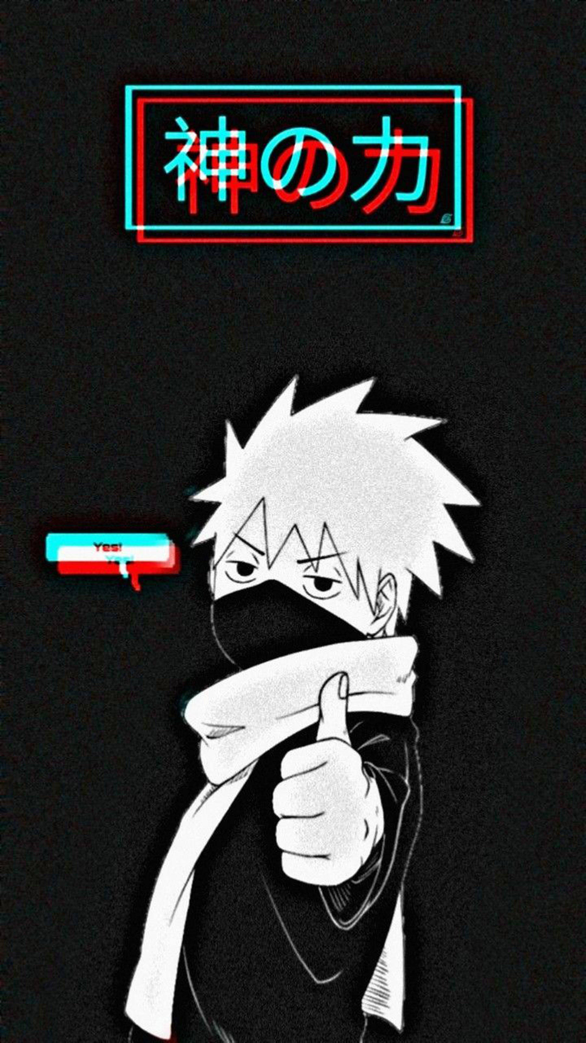 Kakashi, spiky hair, mask, 2K Phone Wallpaper