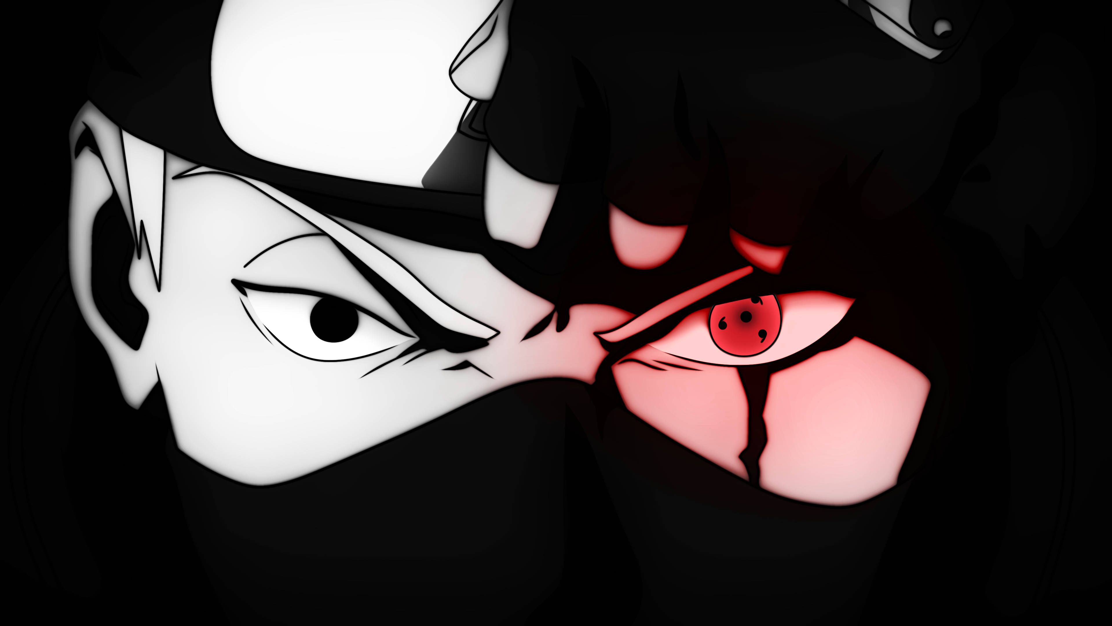 Kakashi, 4K, angry eyes, 4K Desktop Wallpaper