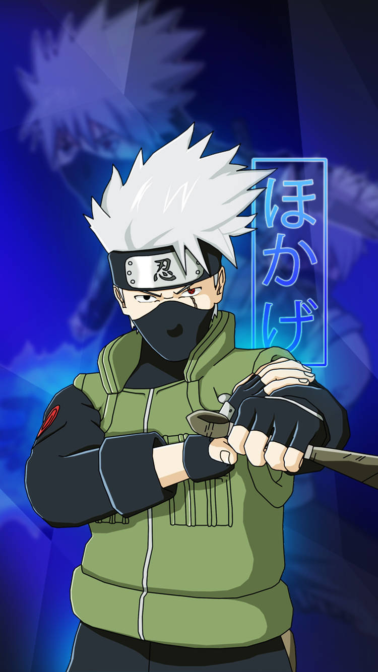 Kakashi, spiky white hair, black mask, HD Phone Wallpaper
