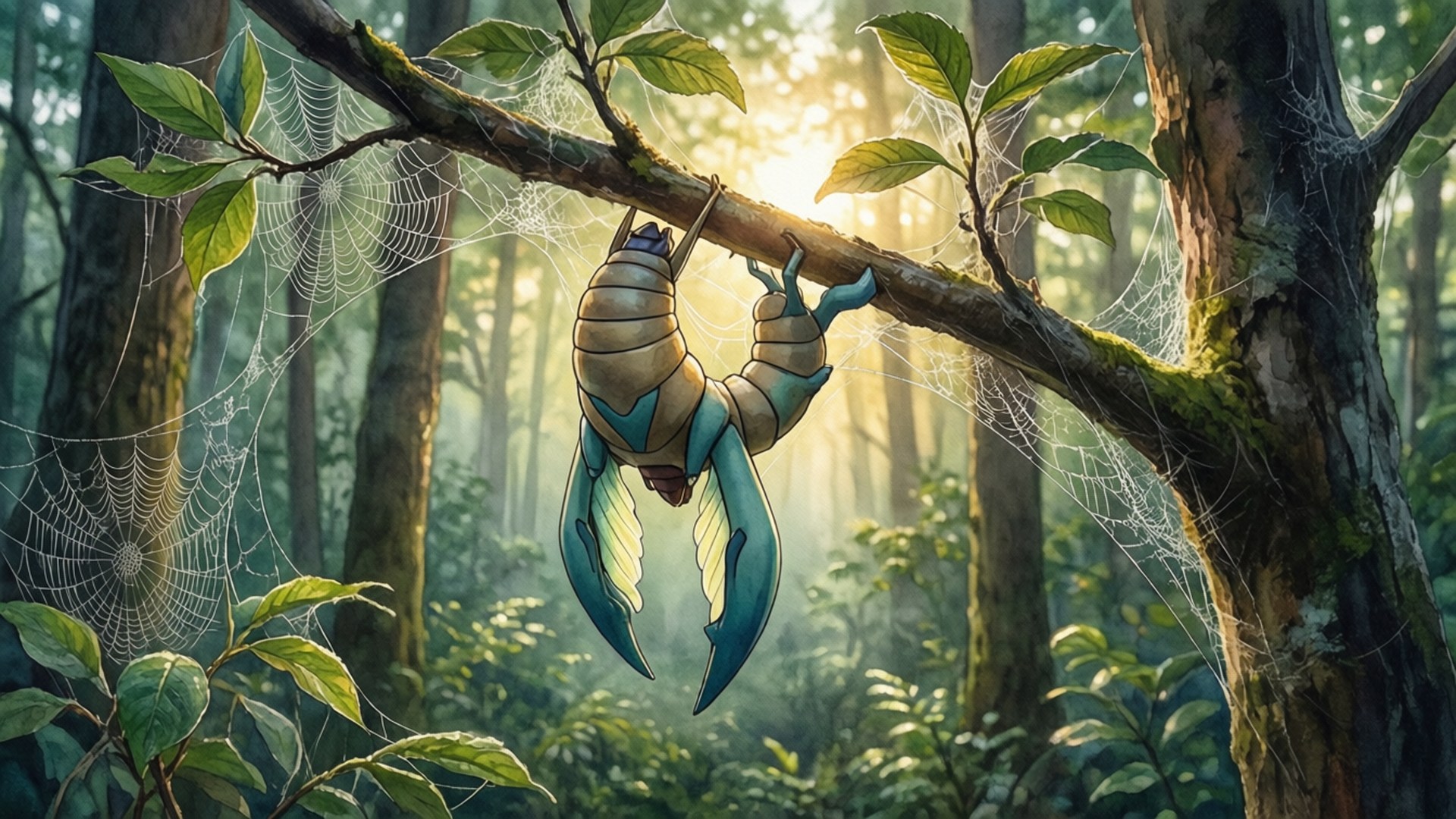 Kakuna, dawn, blue, Full HD Desktop Wallpaper