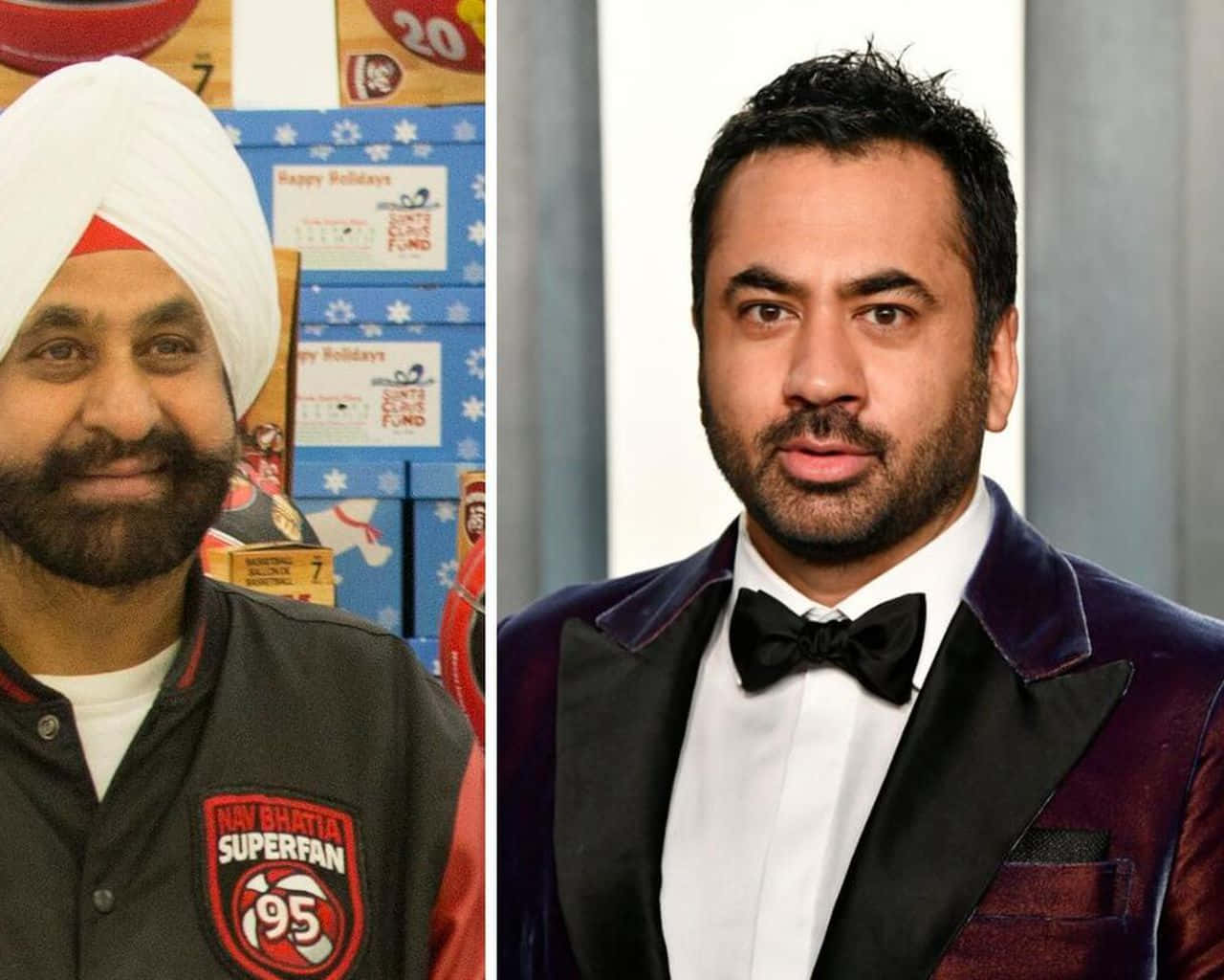 Kal Penn, turbaned attire, formal purple velvet tuxedo, HD Desktop Wallpaper