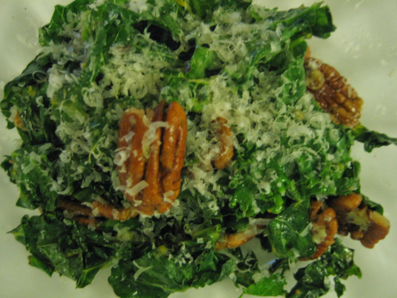 kale salad, toasted pecans, grated cheese, HD Desktop Wallpaper