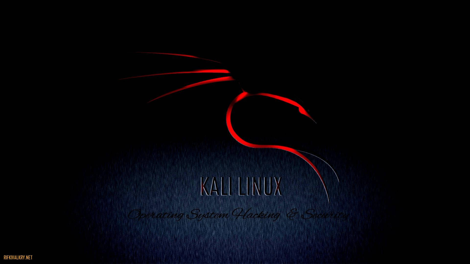 Kali Linux, red, black, Full HD Desktop Wallpaper