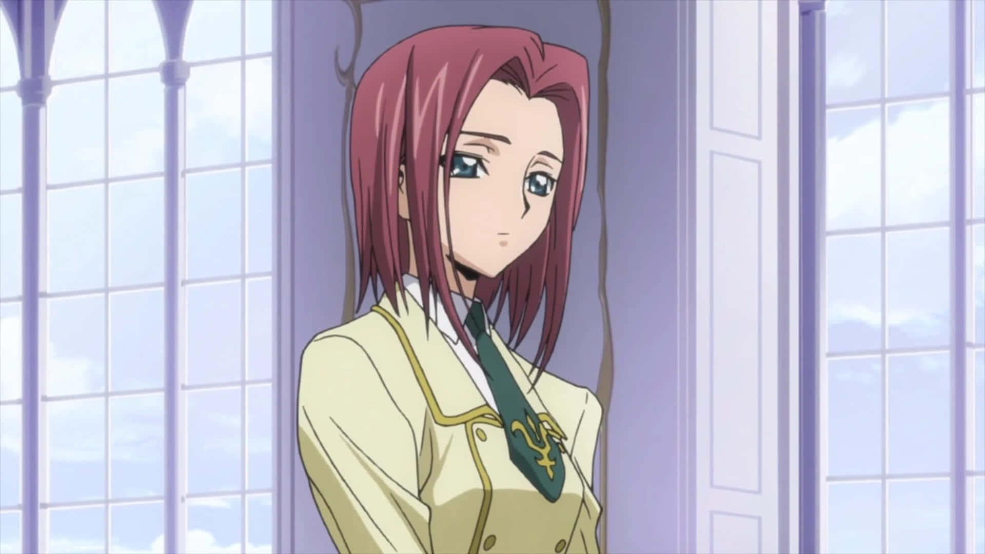 Kallen Stadtfeld, red-haired, anime girl, Full HD Desktop Wallpaper