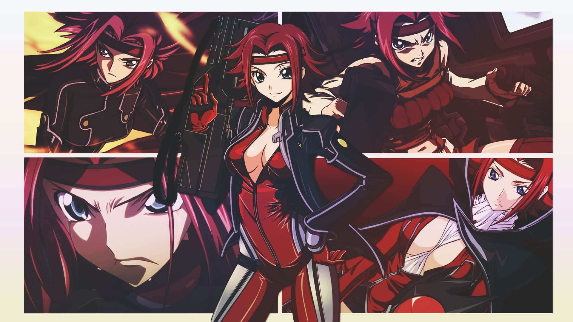 Kallen Stadtfeld, red-haired, female warrior, Full HD Desktop Wallpaper