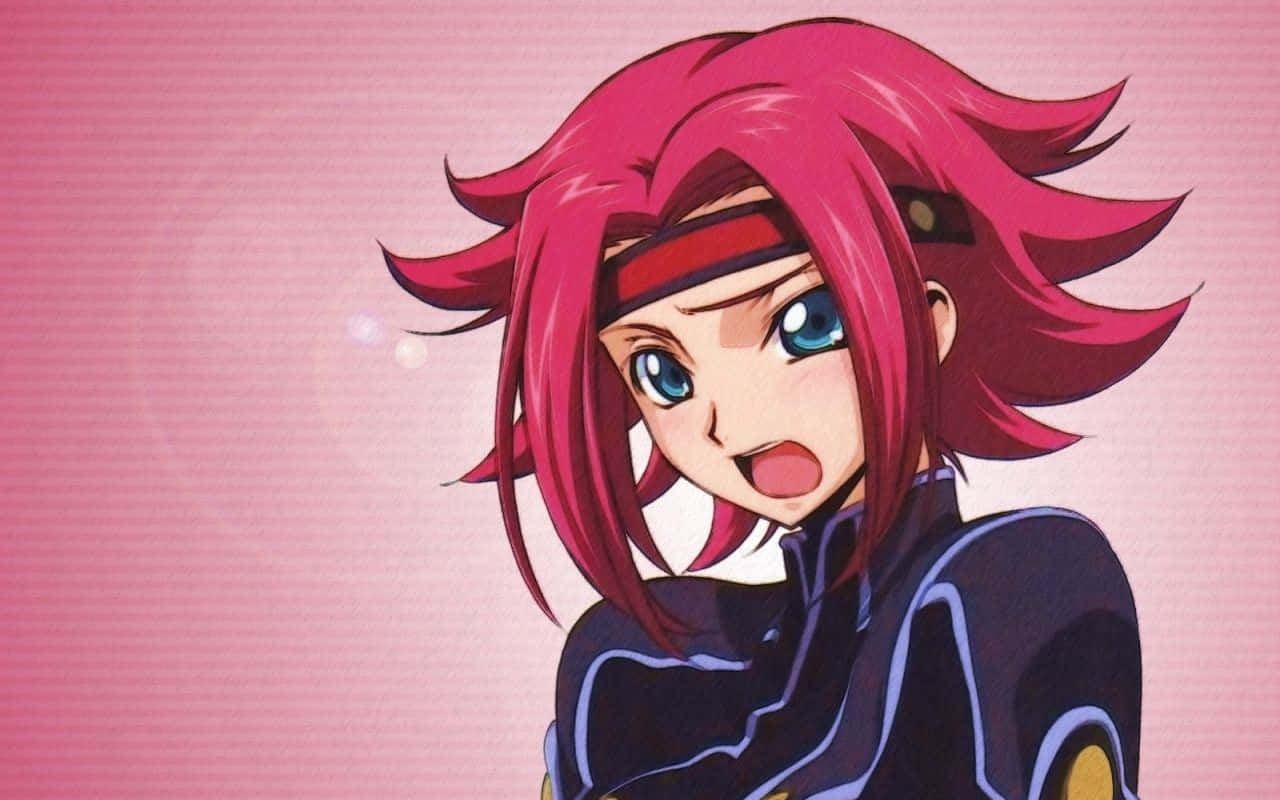 Kallen Stadtfeld, spiky pink hair, blue eyes, HD Desktop Wallpaper