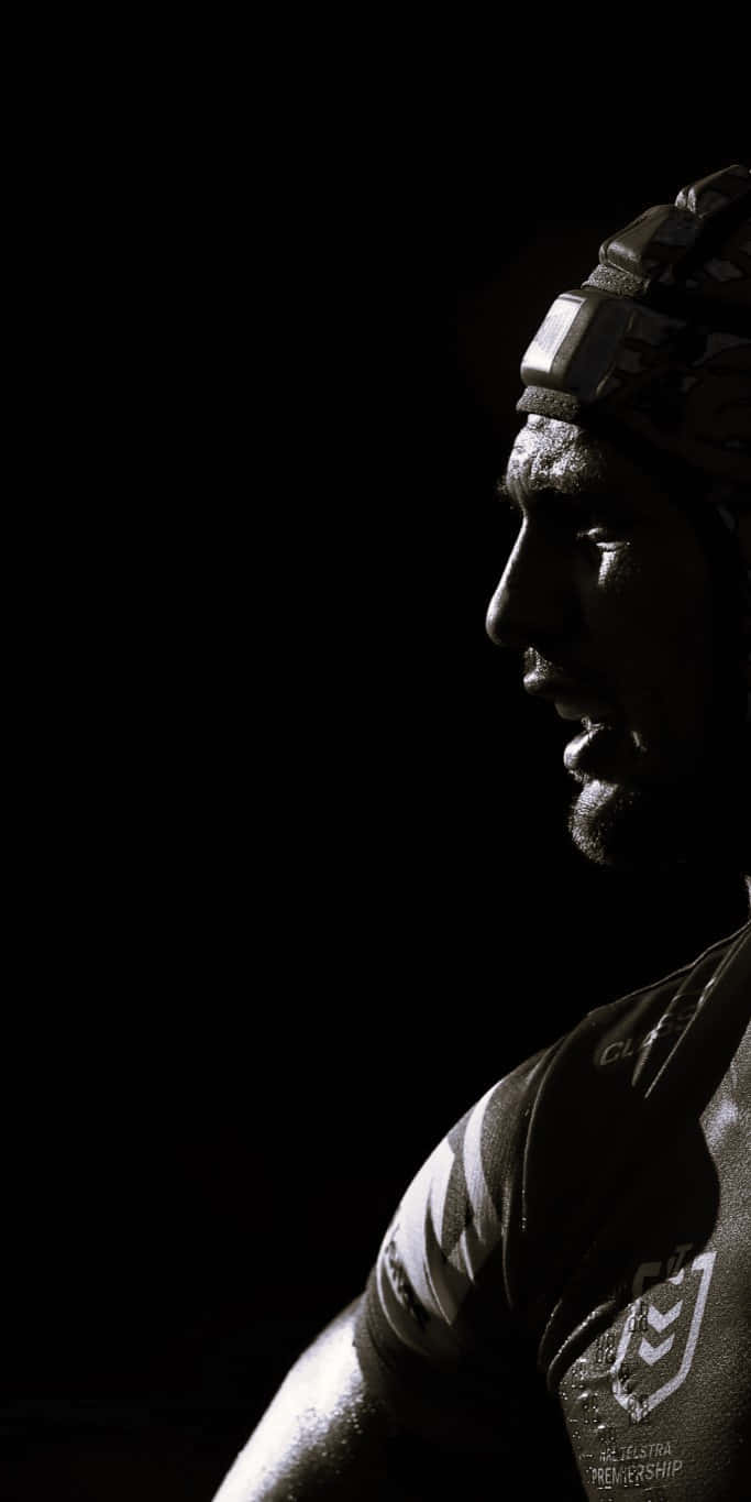 Kalyn Ponga, rugby player, dramatic side lighting, HD Phone Wallpaper