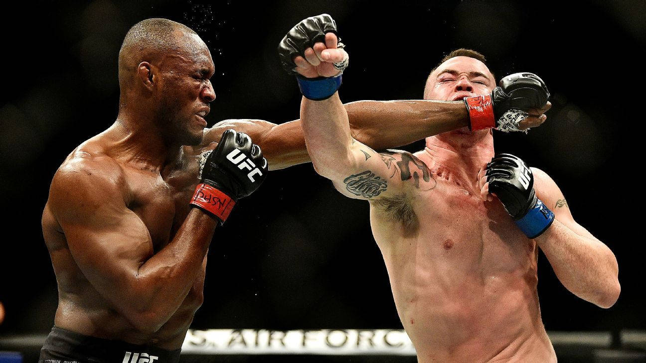 Kamaru Usman, MMA fighters, cage match, HD Desktop Wallpaper