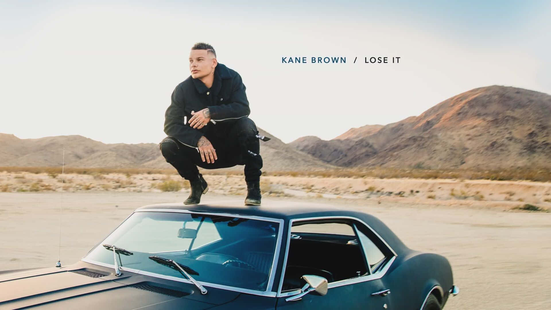 Kane Brown, vintage car, desert, Full HD Desktop Wallpaper