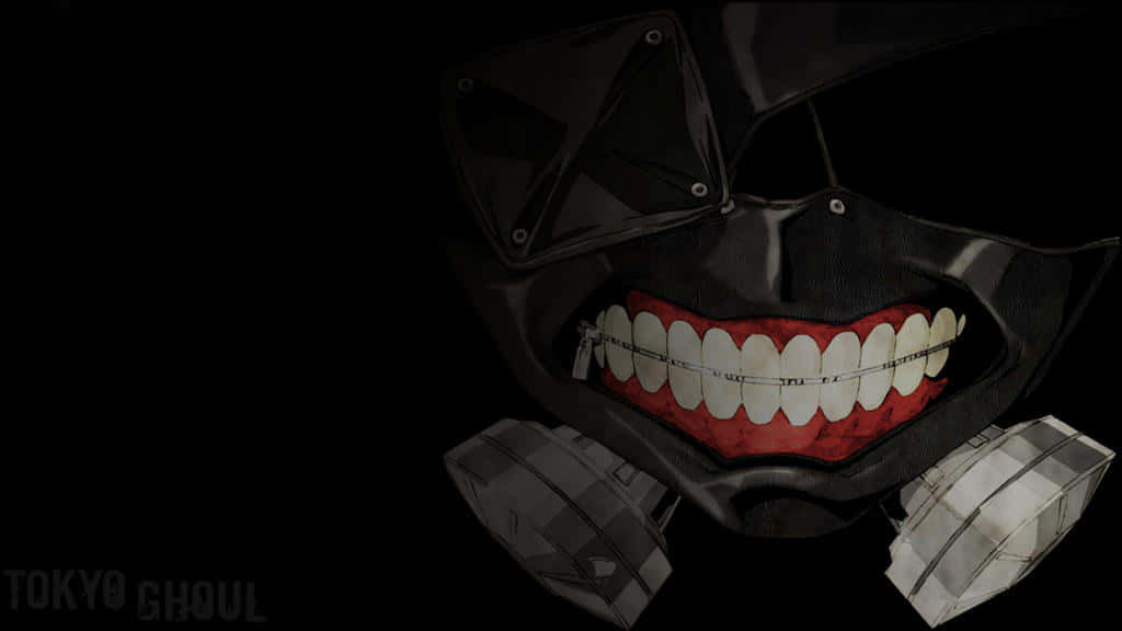 Kaneki's Mask, ghoul, helmeted face, SD Desktop Wallpaper