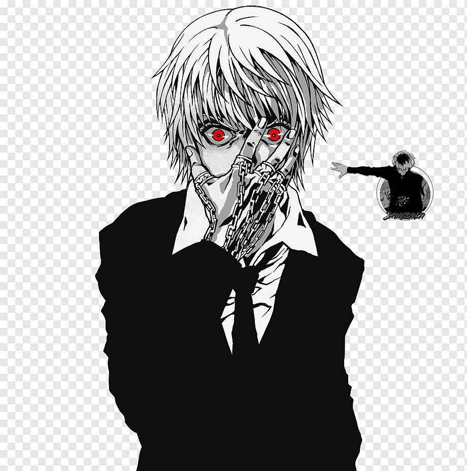 Kaneki, white hair, red eyes, SD Phone Wallpaper