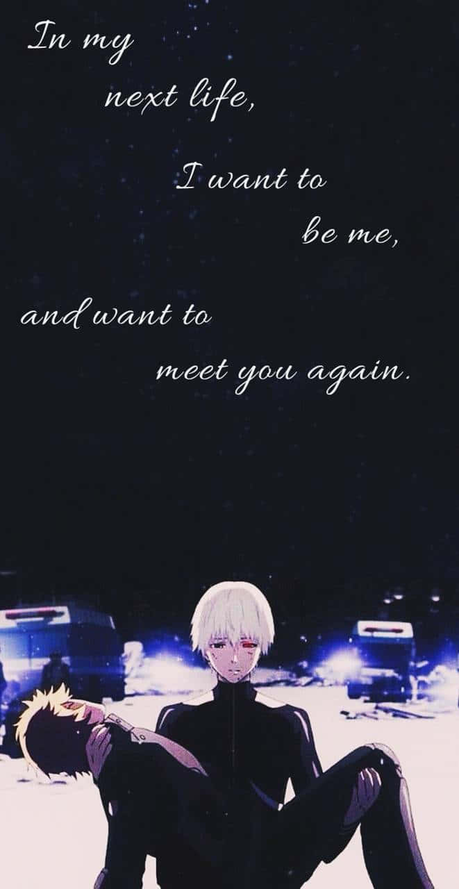 Kaneki, starry night sky, glowing vehicles, HD Phone Wallpaper