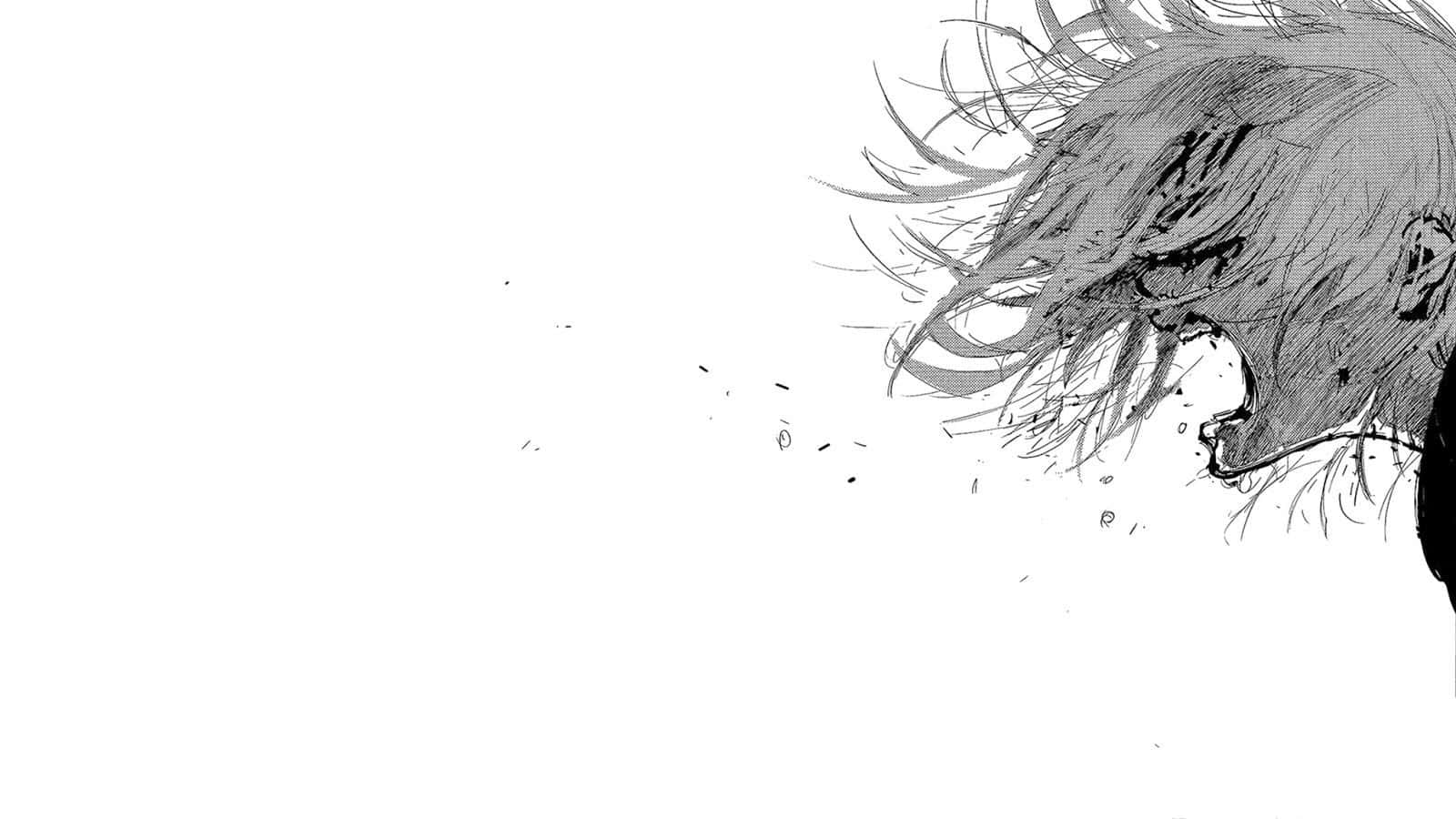 Kaneki, sad, screaming, HD Desktop Wallpaper