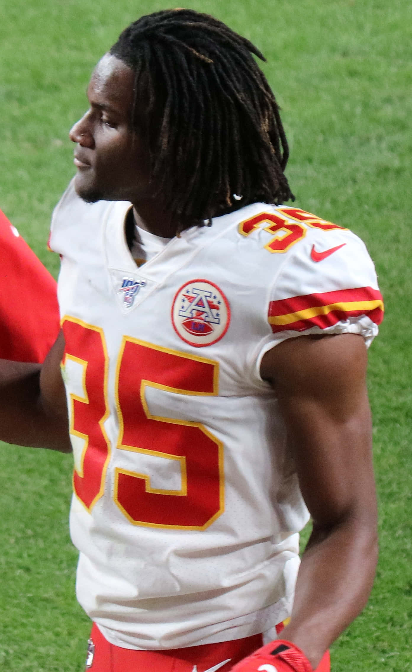 Kansas City Chiefs, player35, jersey number 35, Full HD Phone Wallpaper